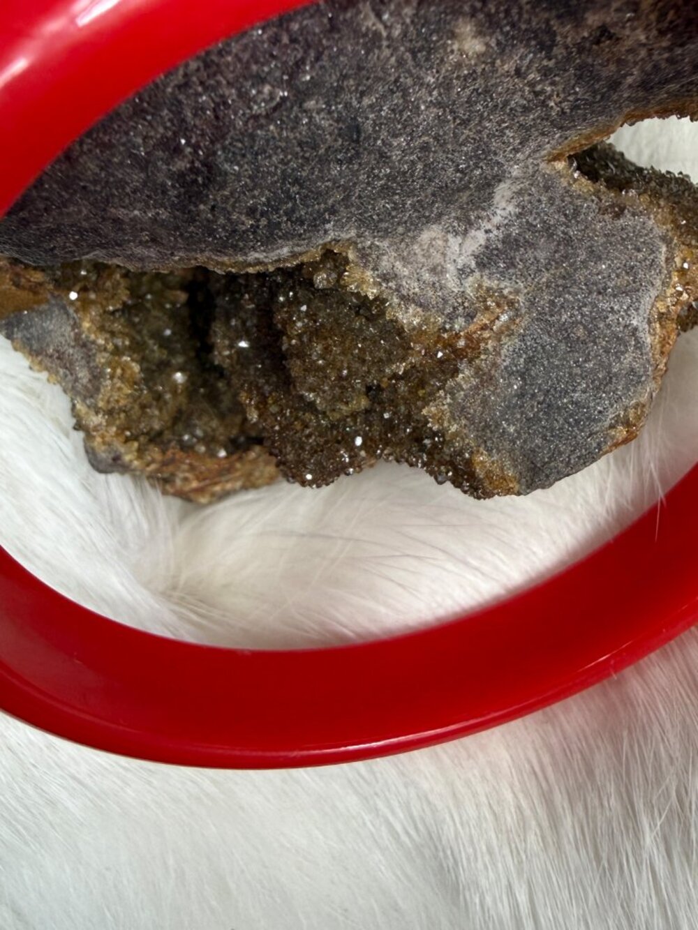 Red Plastic Bangle Bracelet 8" Inner - Picture 3 of 5